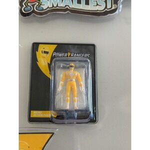Worlds Smallest Power Rangers Yellow Ranger Micro Action Figure Super Impulse